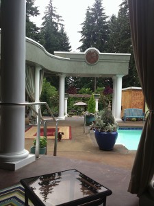 The view out our back door.
